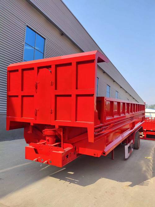 后翻自卸半掛車能拉多少噸